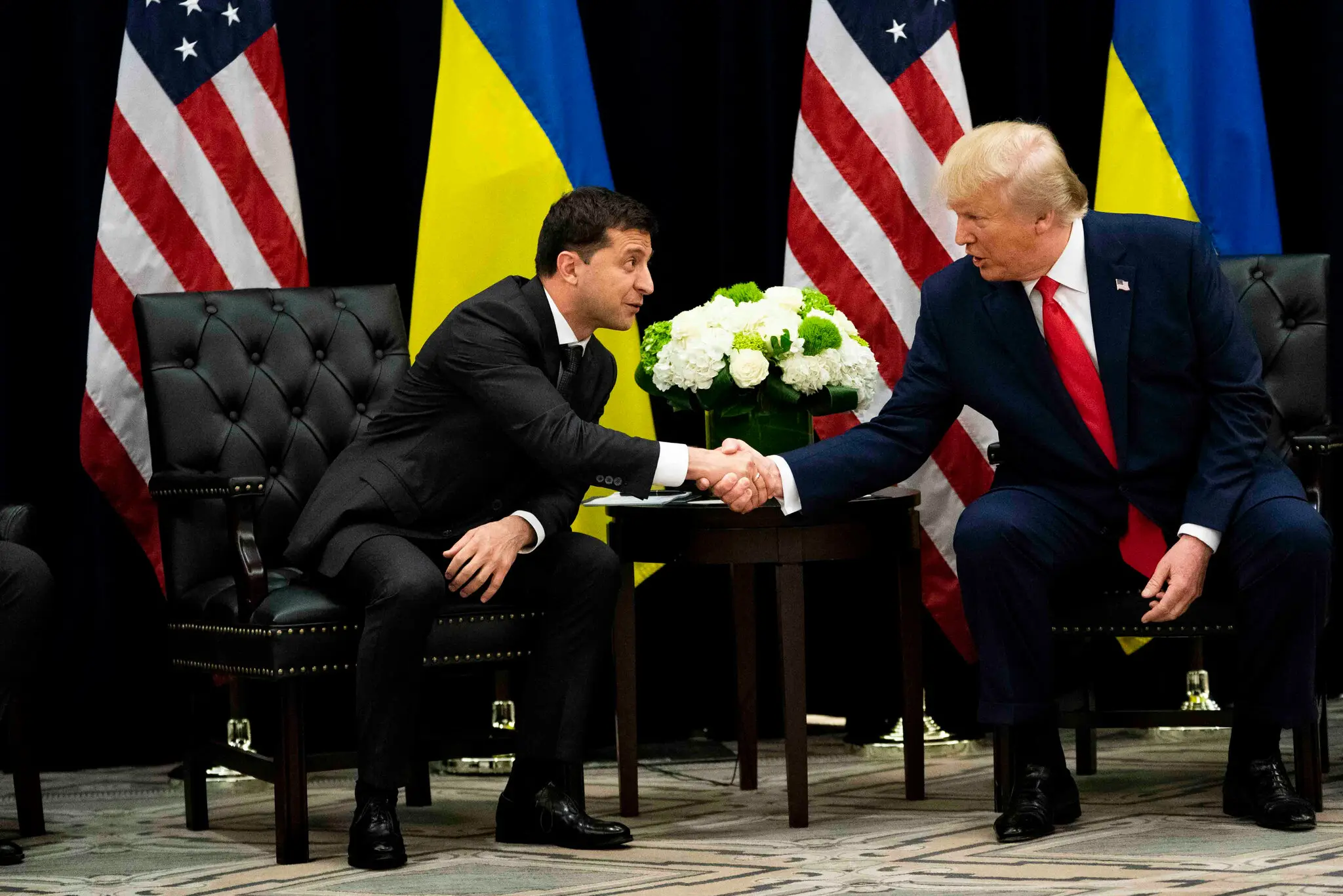 Володимир Зеленський із Доналдом Трампом